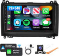 Kam + Android 13 Autoradio GPS Für Mercedes Benz A B Klasse Viano VITO Sprinter