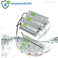 DC12V LED Trafo Transformator Netzteil Wasserdicht IP67 f. LED Strip 10-200W DHL