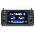 7" Android 13.0 4G LTE Autoradio 4G+64GB GPS Navi DSP WiFi USB für BMW E46 MG ZT