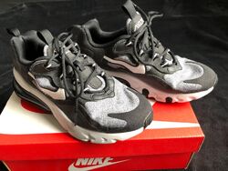 Nike Air Max 270 react Herren schwarz grau weiß Gr. 39 Sneaker