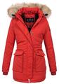 Navahoo Damen Winter Jacke Parka Mantel Winterjacke warm gefüttert Kapuze B612