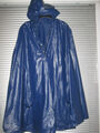 100% PVC Regencape Cape Friesennerz mit Kapuze Raincoat Regen Poncho Vintage