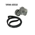 1x Keilrippenriemensatz SKF VKMA 60018 passend für BMW OPEL VAUXHALL DAEWOO