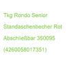 Tkg Rondo Senior Standaschenbecher Rot Abschließbar 350095 (4260058017351)