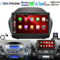 64GB Android 13 Apple Carplay Autoradio GPS NAVI KAM Für Hyundai ix35 2009-2015