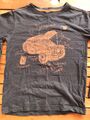 Jungen T-Shirt 134-140 aus Baumwolle mit Oldtimer-Motiv, Langarm