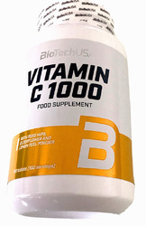 (58,28€/kg)Biotech USA Vitamin C 1000 Dose 100 Tabletten(Gesamtinhalt180g)