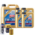 Motoröl 5W30 LIQUI MOLY Longlife Iii 9L+HENGST Ölfilter +Spülung