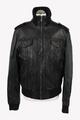 Gipsy Damen Jacke Gr. 38 (M) Schwarz Leder Jacke Bomberjacke  Jacke