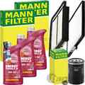 MANN INSPEKTIONSPAKET+MANNOL 5W-30 MOTORÖL passend für 1.0-1.2 KIA PICANTO II TA