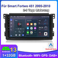 Für Mercedes-Benz Smart Fortwo 2005-2010 Carplay Android 13 Autoradio GPS NAVI