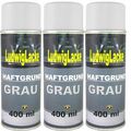 Haftgrund Grau 3 x 400ml Rostschutz Grundierung Metallschutz Füller Spraydosen