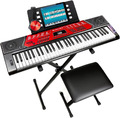 Rockjam 61 Tasten Keyboard E-Piano Kit mit Pitch Bend Digital 200 Töne & Rythmen