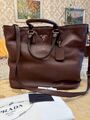 prada tasche damen braun