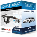 Für VW Golf VI Variant 09- AUTO HAK Anhängerkupplung starr + 13polig E-Satz FP