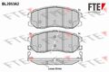 Bremsbelagsatz Scheibenbremse FTE 9010637 für OPEL ANTARA L07 CDTI 4x4 LPG C100