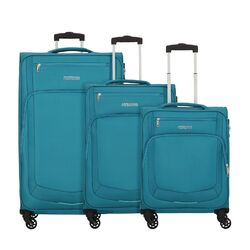 American Tourister Summer Session 4-Rollen Kofferset 3tlg. #AMT-125808 (blue-lig