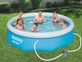 Bestway Fast Set Pool Set 57270 mit Filterpumpe 305 x 76 Quick UP Schwimmbad