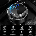 Bluetooth 5.0 FM Transmitter Auto Mp3 Player USB Radio KFZ SD Freisprechanlage~