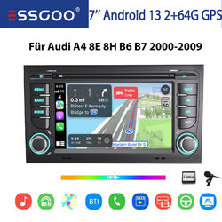 Für Audi A4 S4 RS4 B6 B7 B8 SEAT EXEO Carplay Android 13 Autoradio GPS Navi RDS