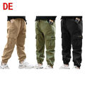 DE ranrann Kinder Jungen Cargohose Trainingshose Jogginghose Slim Fit Sporthose