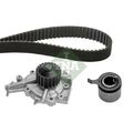 1x Wasserpumpe + Zahnriemensatz Schaeffler INA 530 0453 30 passend für DAEWOO