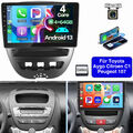 10.1" GPS Autoradio KAM Für Citroen C1 Peugeot 107 Android 13 CarPlay NAVI 4+64G