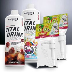 Best Body Low Carb Vital Drink 2 x 1 Liter Getränkesirup + 2 Pumpen 14,98€ /L