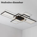 Deckenlampe LED Deckenleuchte Dimmbar mit Fernbedienung Wohnzimmerlampe 90*50cm