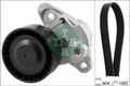 Keilrippenriemensatz Schaeffler INA 529 0208 10 für 123 BL2 POLO BL1 BL3 VW 121