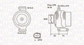 Magneti Marelli Lichtmaschine Generator für Fiat Ducato 2006-> 063731928010