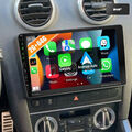 DAB+ 2+64G Für Audi A3 S3 RS3 8P 8V 9" Carplay Android 13 Autoradio GPS WiFi RDS