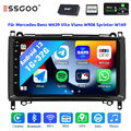 1+32G Autoradio Android 13 Für Mercedes Benz A/B Klasse/Vito W169 W639 W245 DAB+