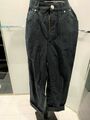 Escada Stretch Jeans Hose 7/8 schwarz Gr 36 - 38