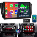 DAB+ Für Seat Ibiza IV 6J 6P 2009-2013 Android 13 Autoradio GPS NAVI SWC EQ WIFI