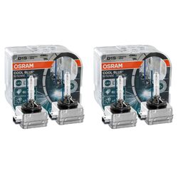 2x OSRAM D2S COOL BLUE INTENSE DuoBox Xenarc Xenon Brenner 6200 K 3200 lm