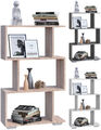 Holz Raumteiler Stand Regal Deko Bücher Palusa M