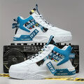 sneaker herren 44 Bequeme High-Top Graffiti Trend