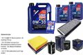 INSPEKTIONSKIT FILTER LIQUI MOLY ÖL 7L 0W-30 für Audi A4 Avant 8D5 B5 2.4 2.6