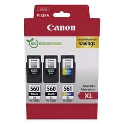 Original Canon Patronen 2x PG-560 XL + 1x CL-561 XL PIXMA TS 5350 5351 5352 Set