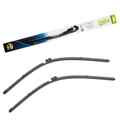 VALEO 2x FLACHBALKENWISCHBLATT SILENCIO FLAT BLADE SCHEIBENWISCHER SET | 577978