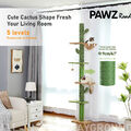 PAWZ Road Deckenhoch Kratzbaum Kaktus Katzenkratzbaum 5 Tiers Stabil 229-275cm