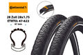 2 Stück 28 Zoll Continental Contact Plus Fahrrad Reifen 47-622 Reflex E-50