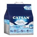 CATSAN Hygiene Plus Katzenstreu hygienische Nicht klumpende 100% Natürliche 5l