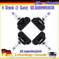 4 Stück Reifendrucksensor RDKS Für Mercedes W212 W205 A0009050030 TPMS Sensor DE