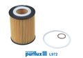 PURFLUX Ölfilter L972 Filtereinsatz für BMW 1er F21 F20 3er F30 F80 Touring F31