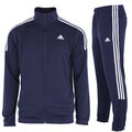 adidas Herren Trainingsanzug Jogginganzug Sportanzug Fußball Fitness dunkelblau