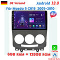 6+128G Für Mazda 5 CR19 2005-2010 Carplay Autoradio 8 Kern GPS Navi BT Android12