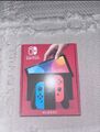 Nintendo Switch OLED- 64GB Handheld-Spielekonsole - Schwarz/Neon-Blau/Neon-Rot