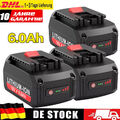 1-4X 18V 6.0Ah Akku für Bosch Professional GBA GSR GSB BAT618 BAT609 BAT620 Akku